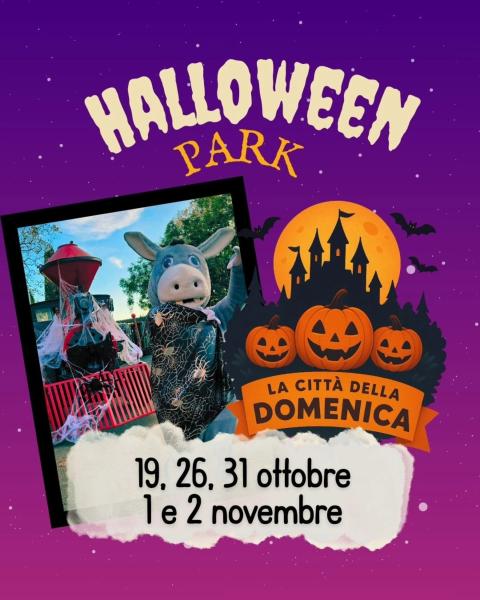 locandina Halloween Park - Città della Domenica - Perugia