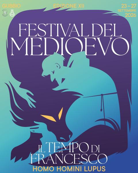 Locandina del Festival del Medioevo a Gubbio