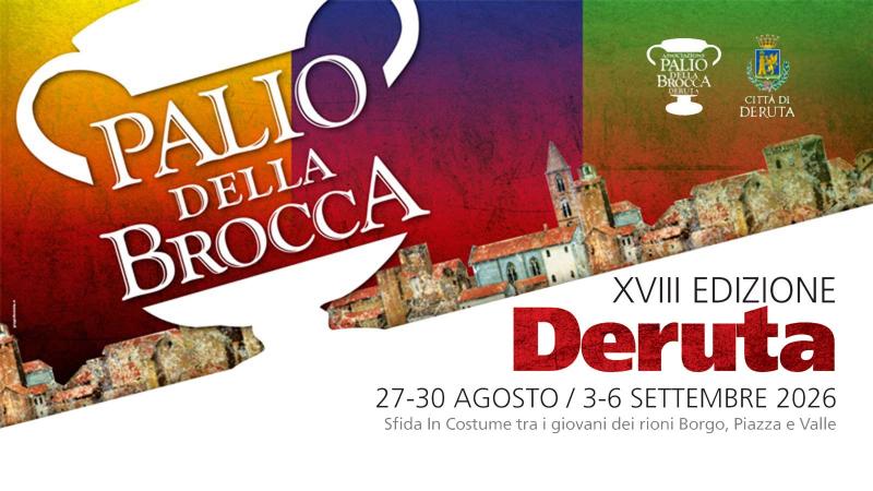 Affiche palio della brocca 2026 à Deruta