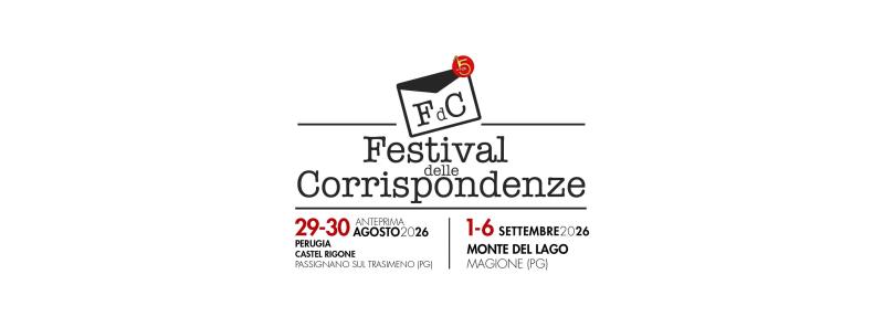 Affiche du Festival delle Corrispondenze à Magione, Passignano et Pérouse