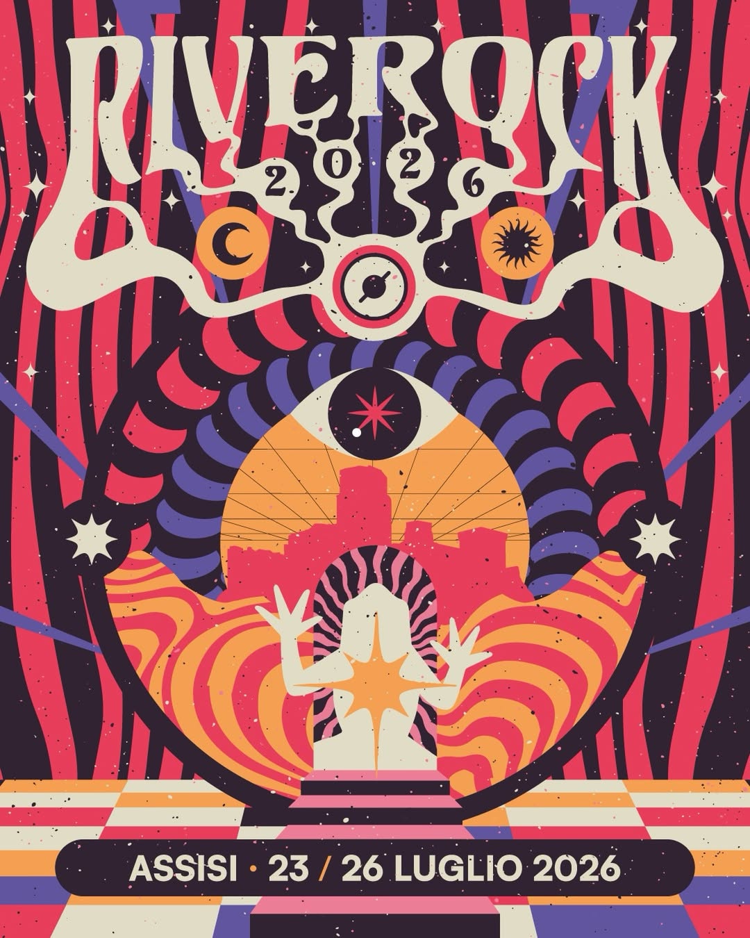 Poster of Riverock festival 2026 in Assisi