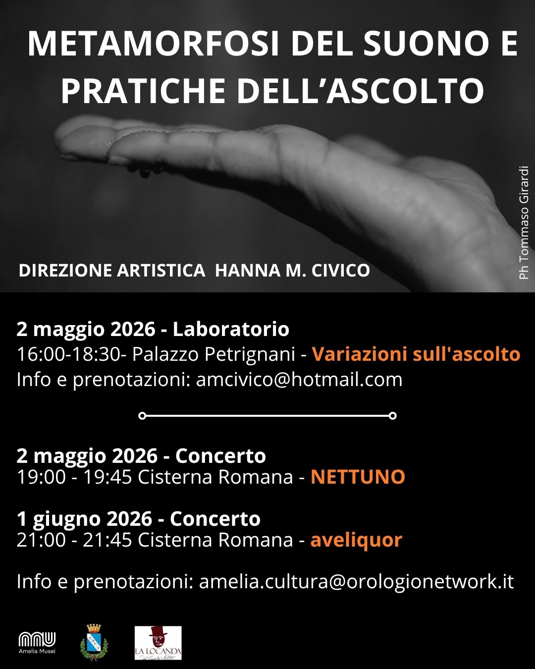 poster metamorfosi del suono 2026