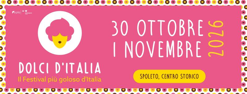 Locandina dolci d'italia 2026 a Spoleto