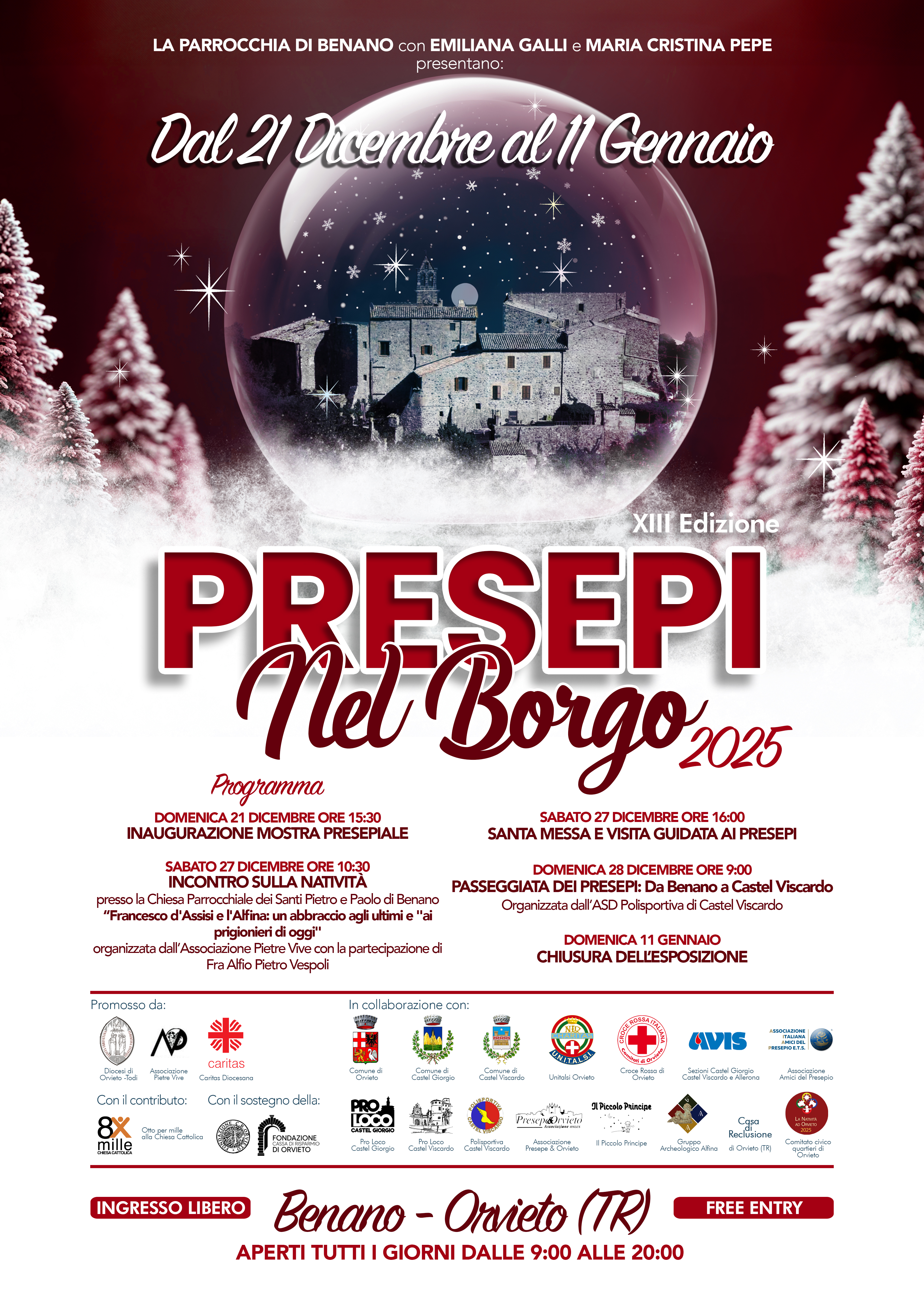 carte de jeu Crèches au village - Orvieto