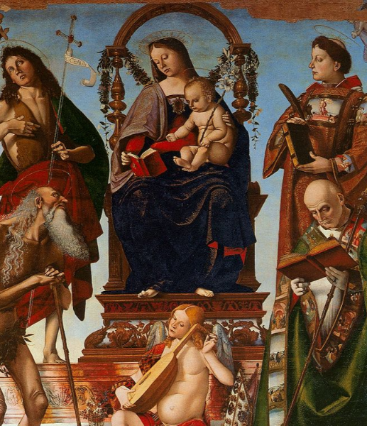 Pala di sant. onofrio Luca Signorelli
