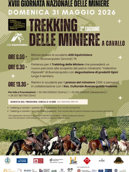poster trekking delle miniere
