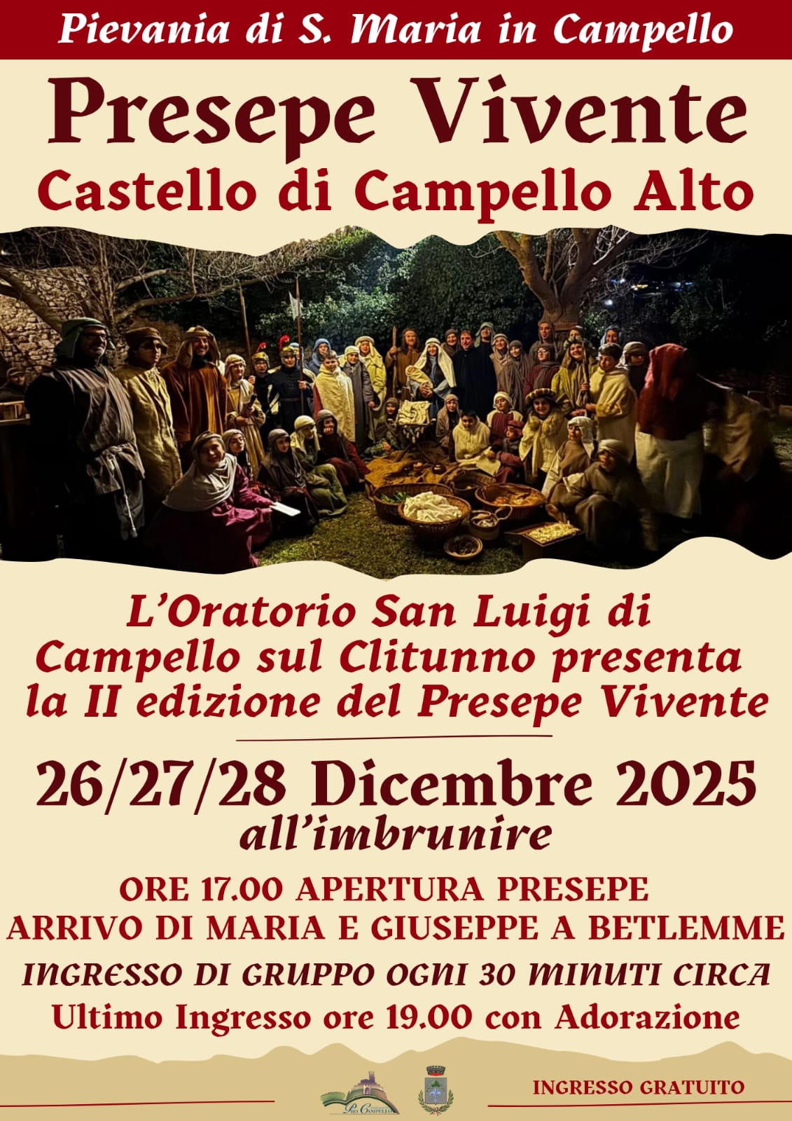 poster presepe vivente
