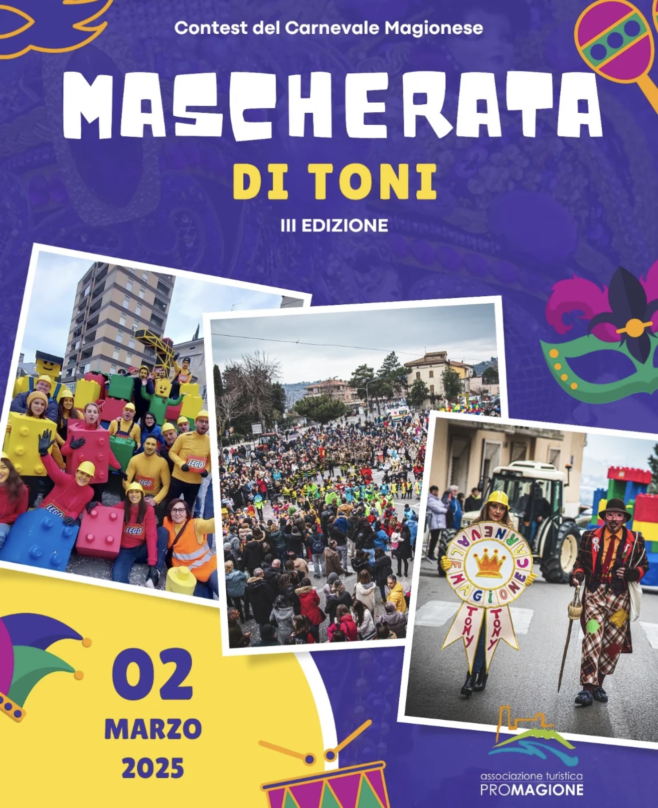 Poster la mascherata di toni 2025