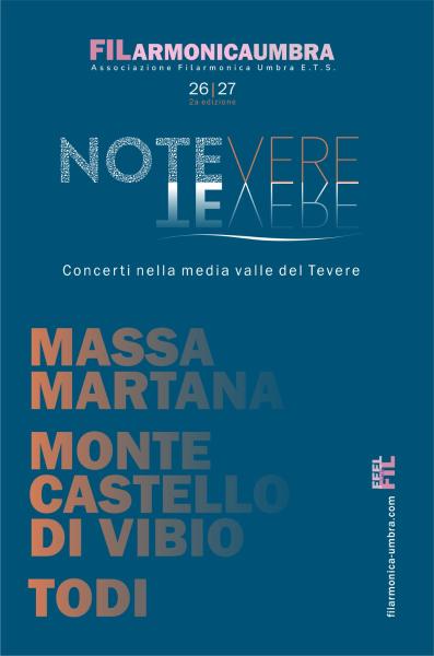 Affiche de Note Vere 2026-2027 à Massa Martana, Todi et Monte Castello di Vibio