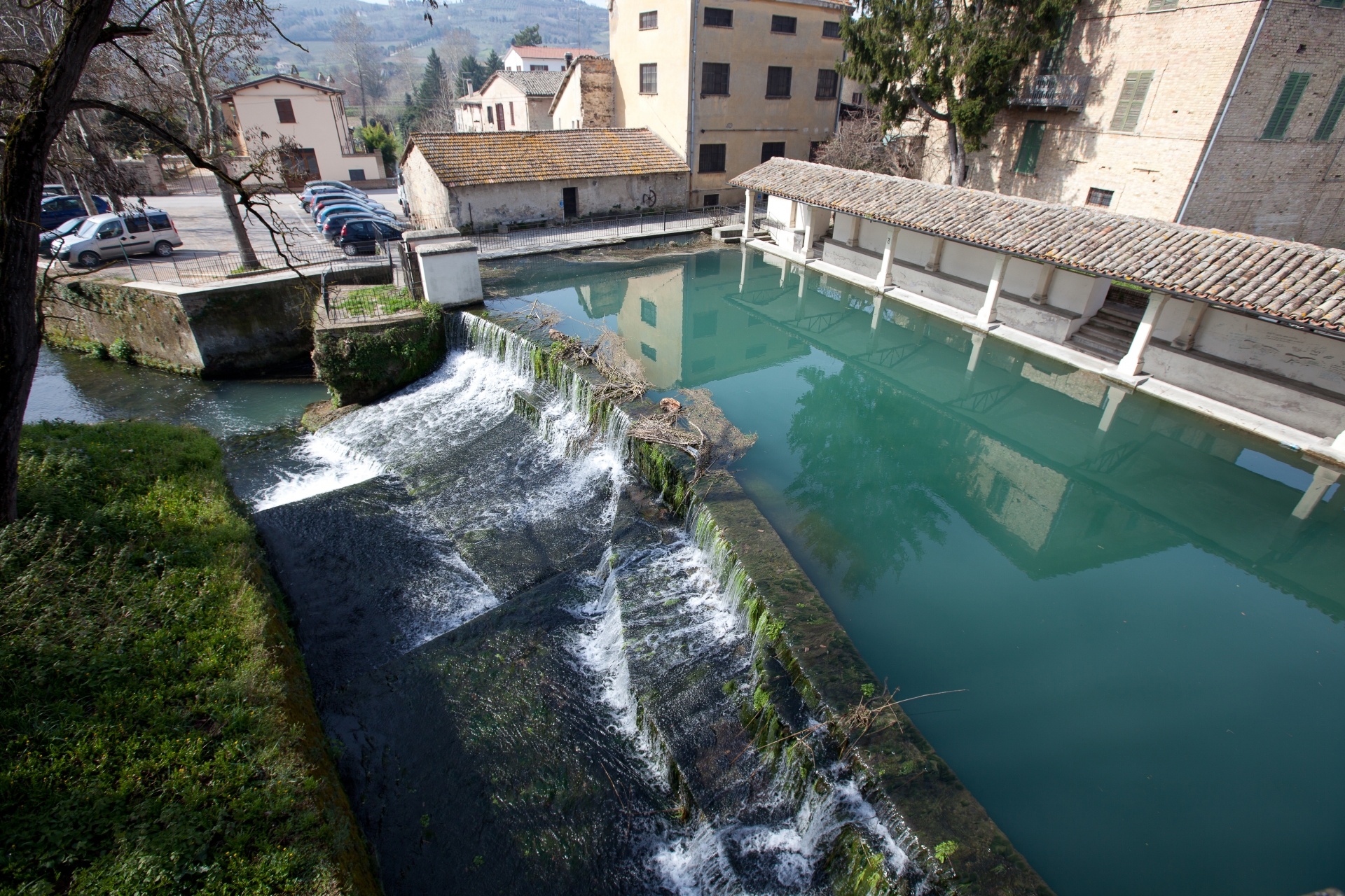 Der römische Hafen von Bevagna