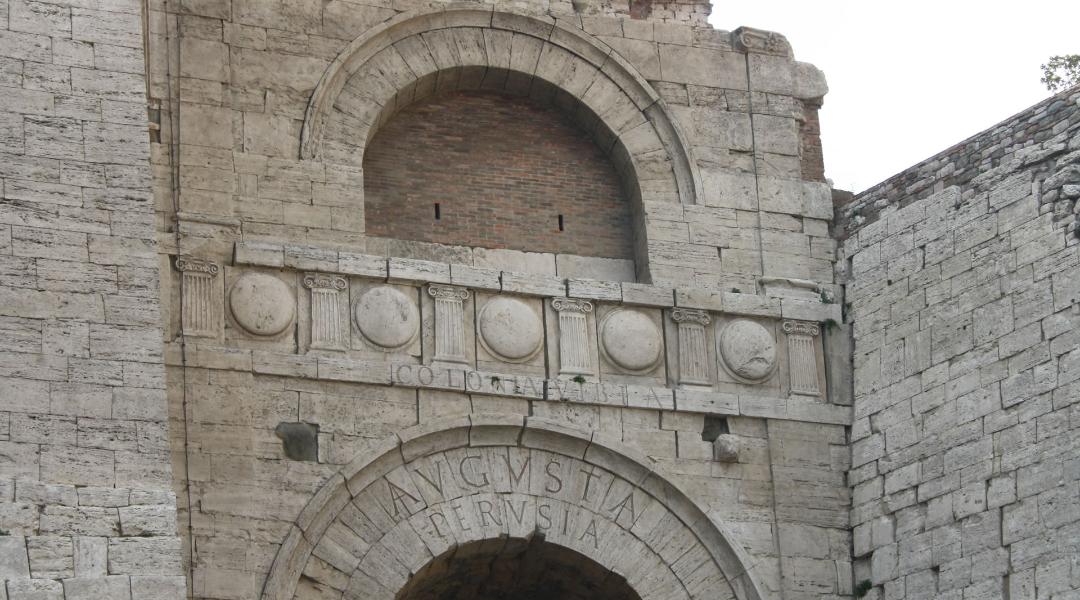 Etruscan arch of Perugia