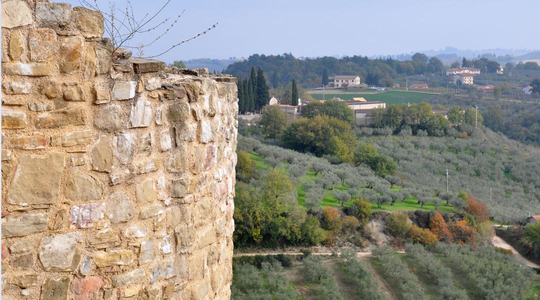 The fortress of Gualdo Cattaneo