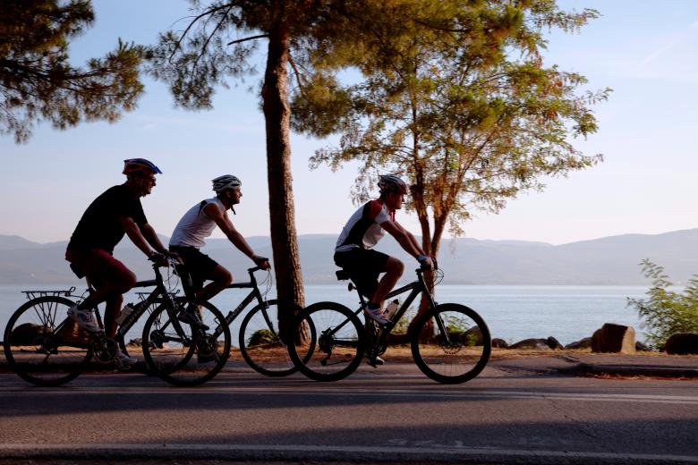  In bici sulle rive del Trasimeno 