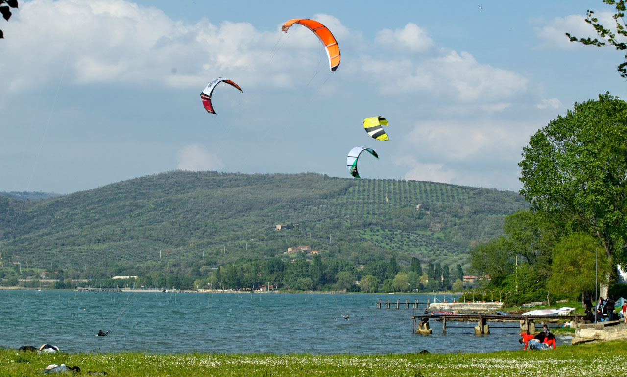 Water sports at the Trasimeno Lake