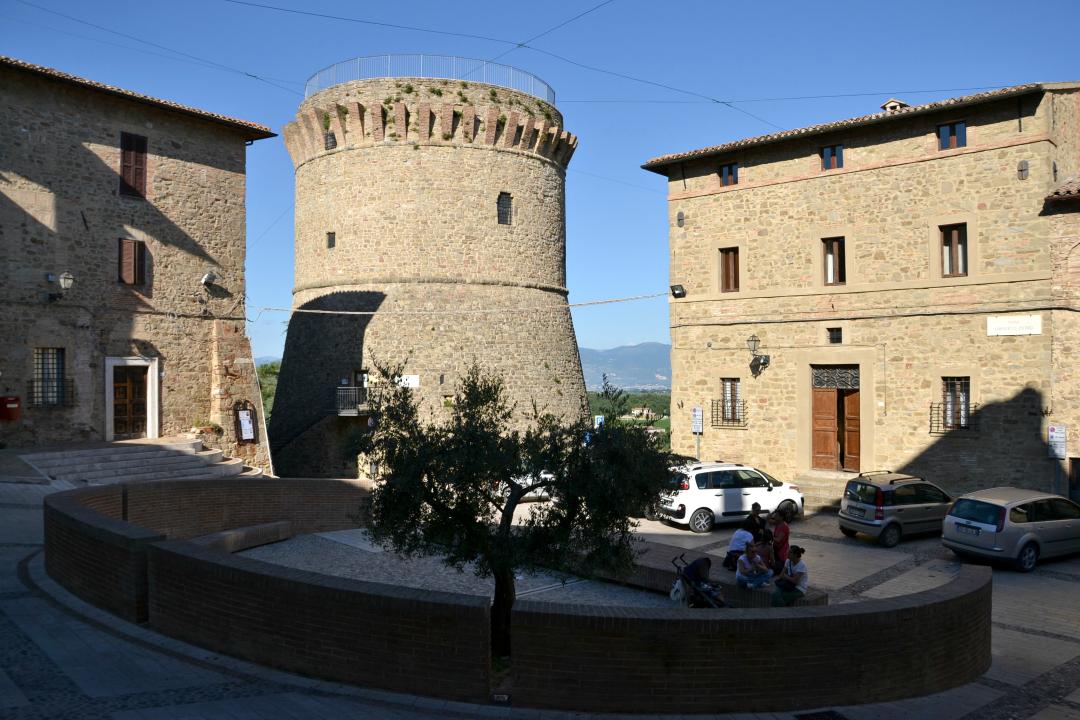 The fortress of Gualdo Cattaneo