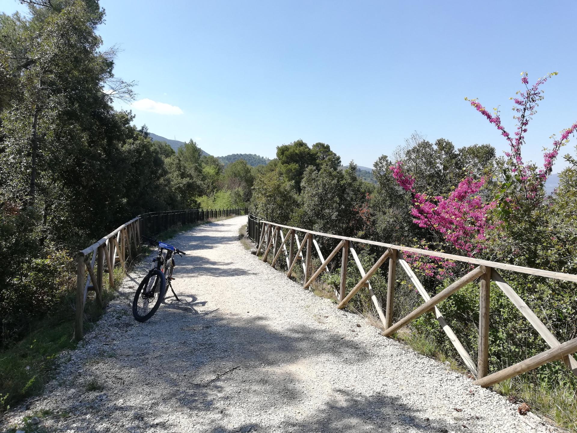 Bike Lane Old Railway Line Spoleto – Norcia