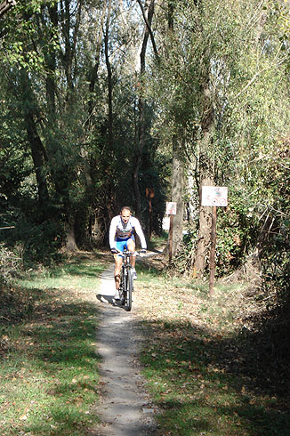 Entre Castiglione et Tuoro le long du lac Trasimène