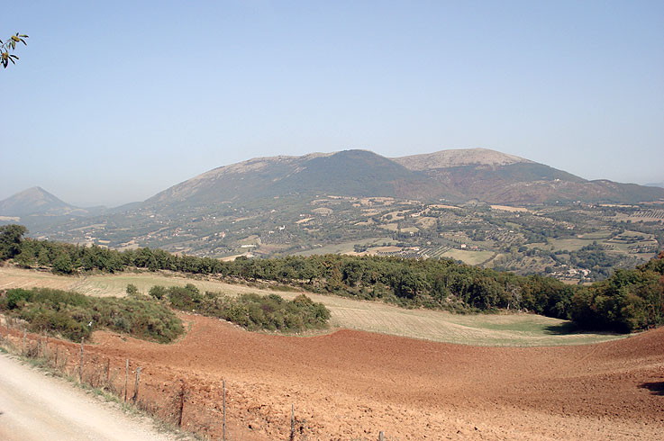 Vista sul Monte Tezio