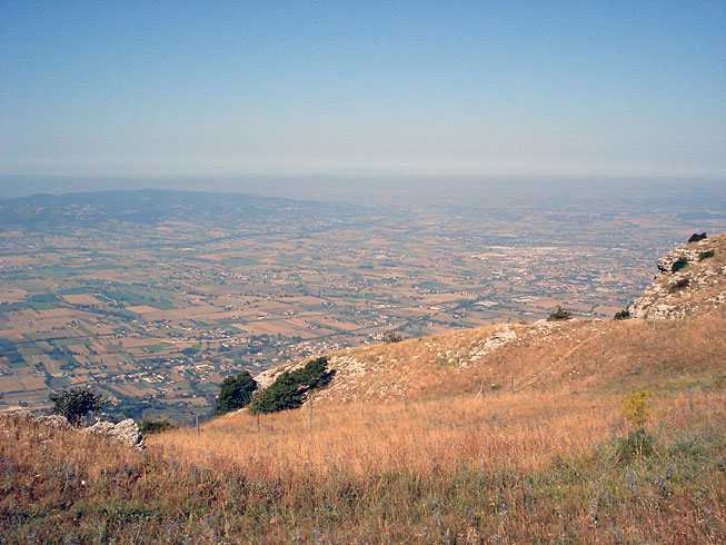 Assisi, Spello und die harten Aufstiege zum Monte Subasio