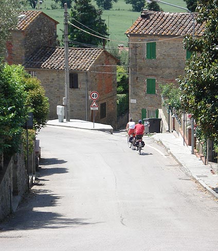 Parcours difficile du Tibre au lac Trasimène
