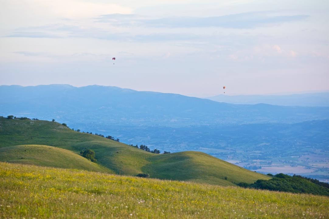 Parapendio in Umbria