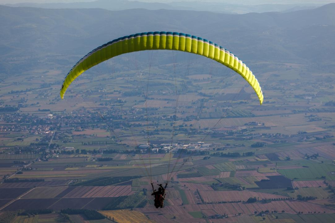 Parapendio in Umbria