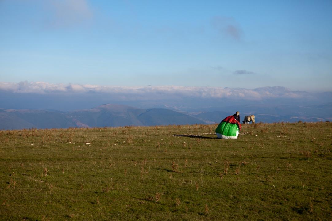 Parapendio in Umbria