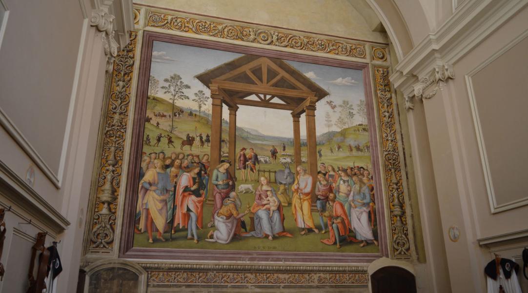 L'Adorazione dei Magi, Pietro Vannucci