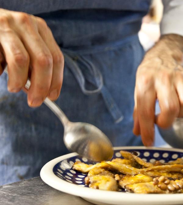 Titolo: Trasimeno Bean Salad and Perch 