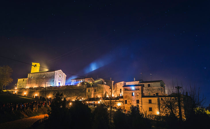 Gualdo Cattaneo, the village of castles