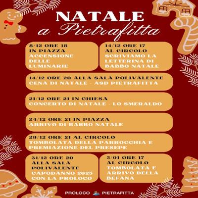 carte de jeu Noël à Pietrafitta 2024 - Piegaro