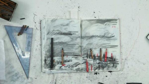  Picture from the exhibition Pensieri Fuggitivi in Spoleto 