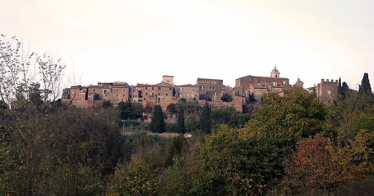 Panoramic view of Otricoli taken from the valley