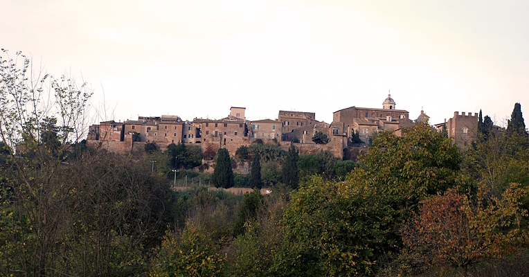  Panoramic view of Otricoli taken from the valley 