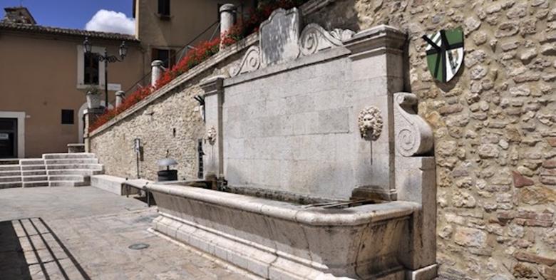 Immagine: Mineral water spring in Sangemini, located in the historic centre of the town. 