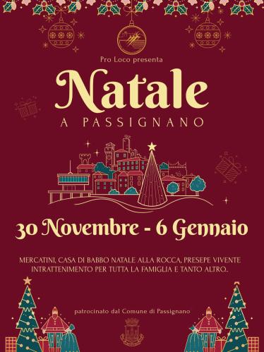 playbill Christmas in Passignano sul Trasimeno - Passignano sul Trasimeno