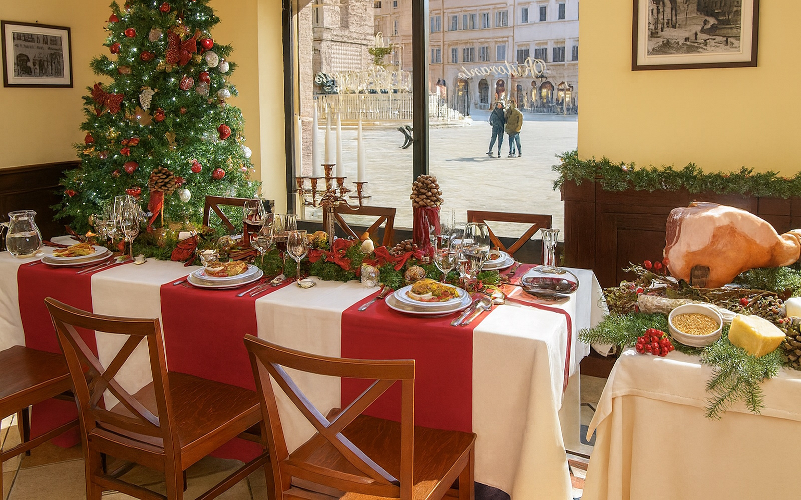Christmas lunch in Umbria
