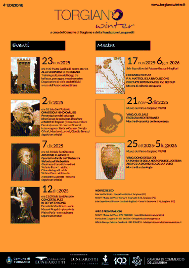 playbill Torgiano winter - Torgiano