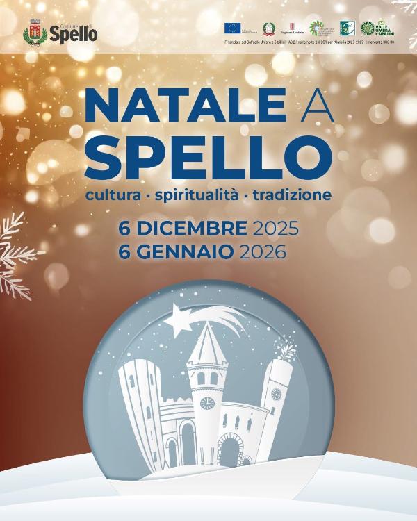  playbill Christmas in Spello 2025 - Spello 
