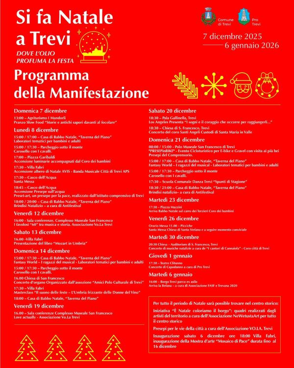  poster si fa natale a trevi 2025 