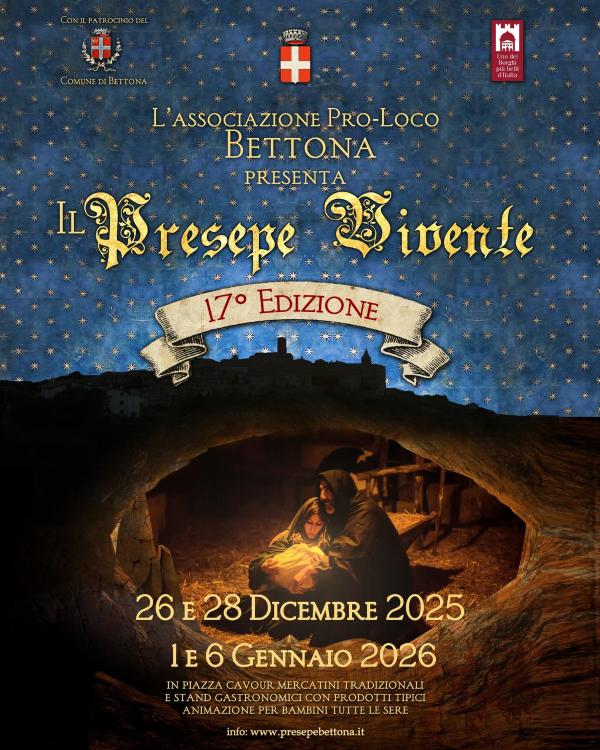  playbill Presepe Vivente di Bettona 2024- Bettona 