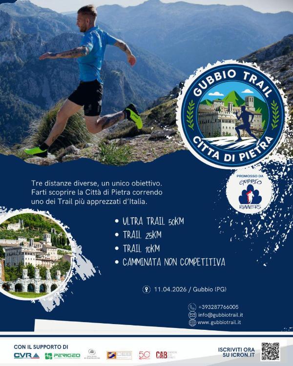 Poster of Gubbio Trail Città di Pietra in Gubbio