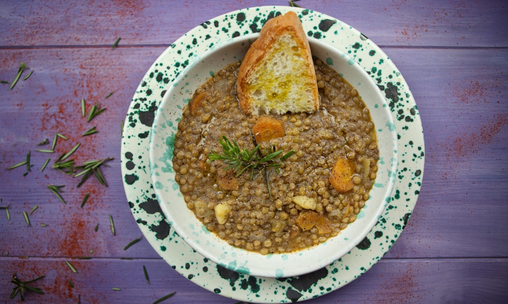 Zuppa di lenticchie IGP di Castelluccio di Norcia - Castelluccio lentil soup