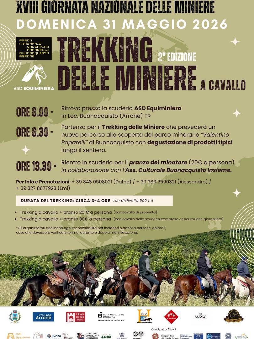 Trekking delle Miniere a Cavallo